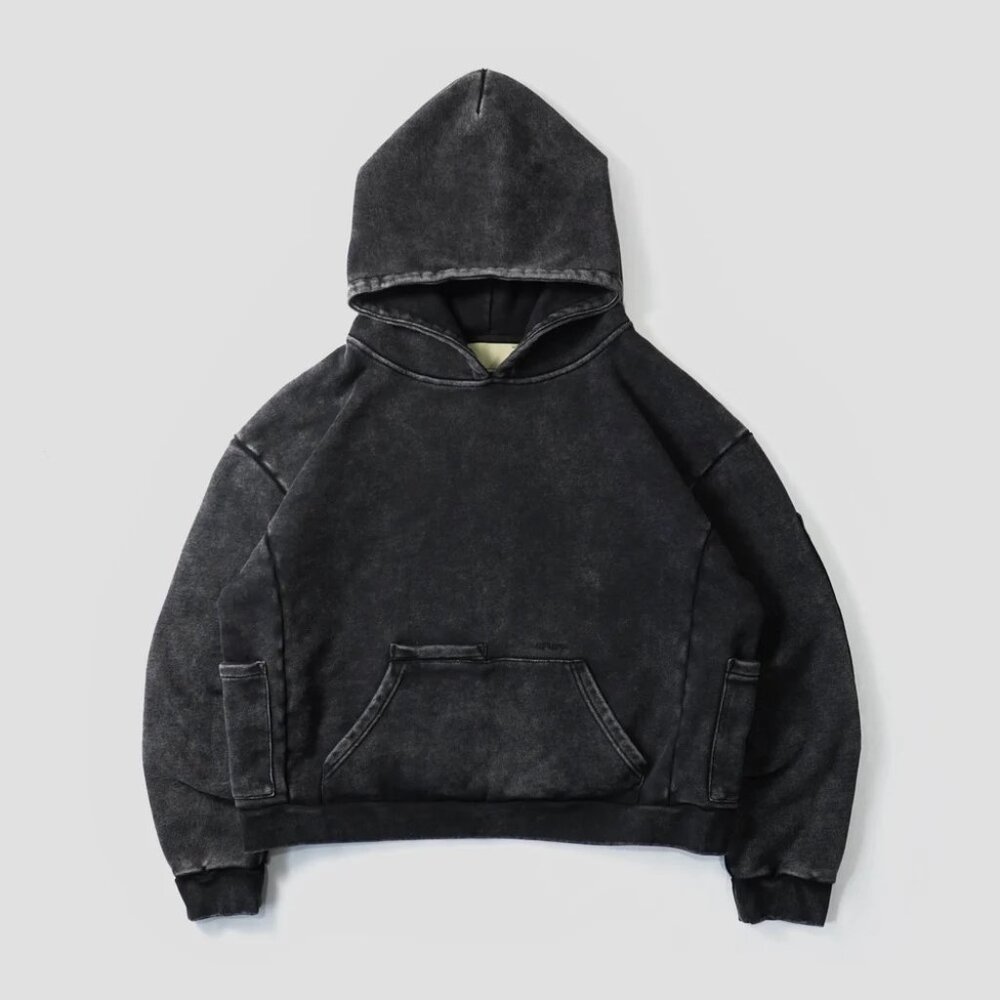 Amuletware Carpenter Hoodie (Washed Black)